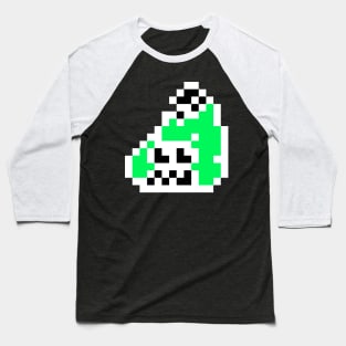 White 8-bit Fishfry Baseball T-Shirt